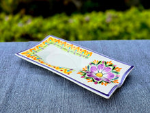 Flower Spoon Rest 10.6 x 5.2 in - Happy Borders MultiColors