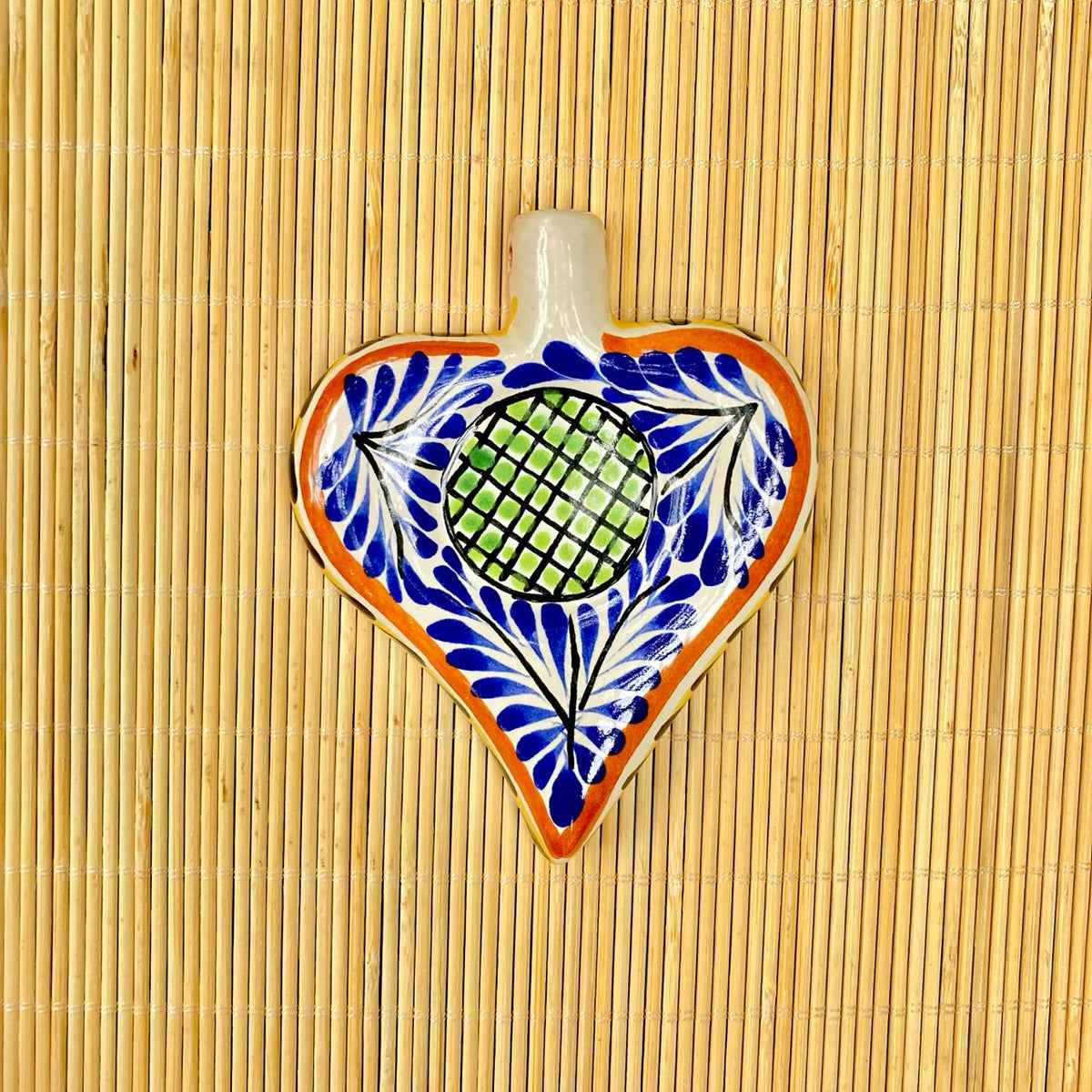 Adorno Corazón Plano Multicolores 