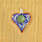 Adorno Corazón Plano Multicolores 