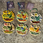 Ornament Bird Flat Set of 6 MultiColors