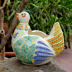 Chicken Figure Decorative Vase MultiColors