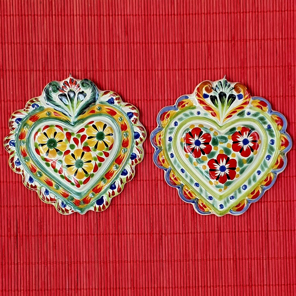 Tin Heart Ornaments