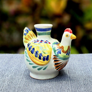 Rooster and two Hen Candle Holder 4.3 in H Set of 3 - Happy Borders