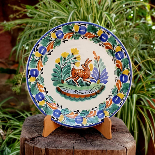Rabbit Plate Traditional Colors