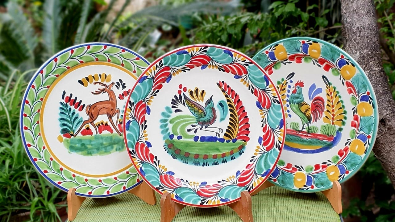 Animal Plates Sets of 3 Pieces Mix & Match MultiColors