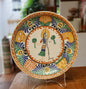 Live & Dead Decorative Platter 13" D MultiColors