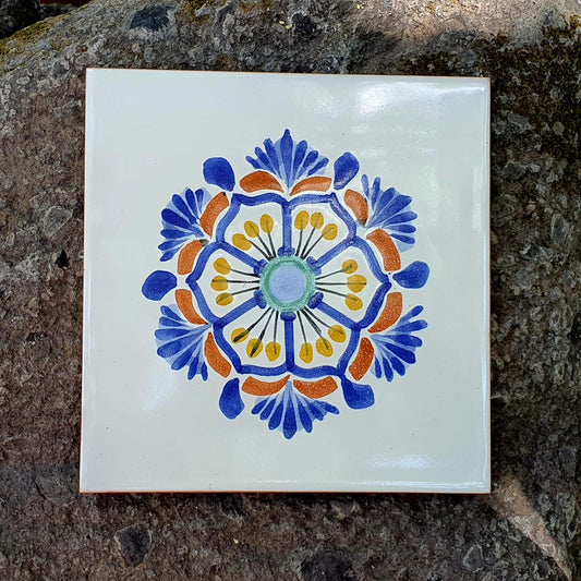 Flower VI Tile for wall MultiColors