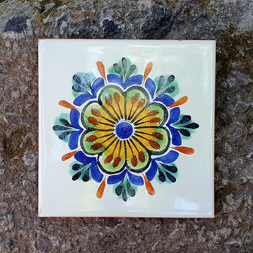 Flower XII Tile for wall MultiColors