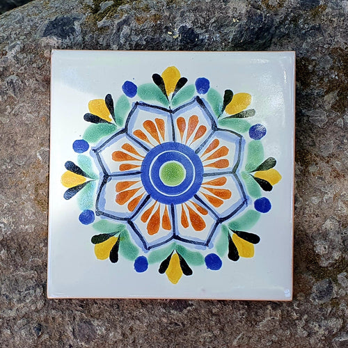 Flower III Tile for wall MultiColors