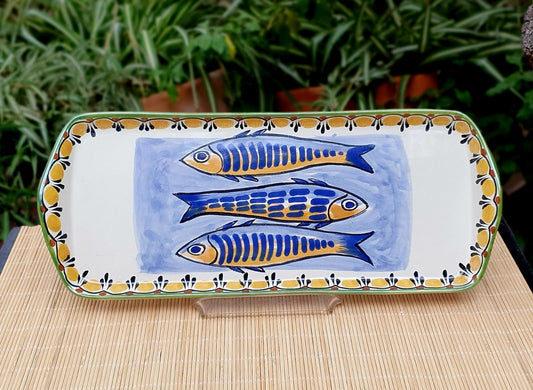 Sardines Tray 13.4in x 5.5in W MultiColors