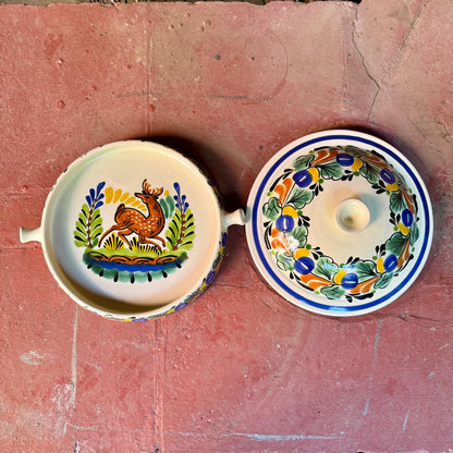 Porta tortillas de ciervo multicolores 