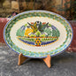 Love Birds Oval Plate 12x8" MultiColors
