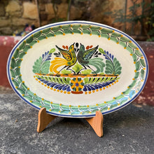 Love Birds Oval Plate 12x8" MultiColors