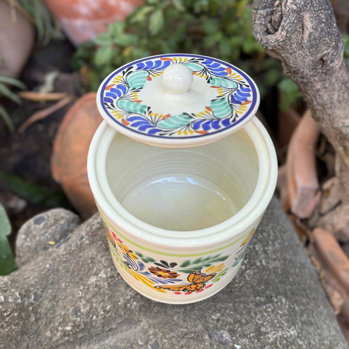 Monarch Butterfly Cookie Jar - Ice Bucket H Multicolors