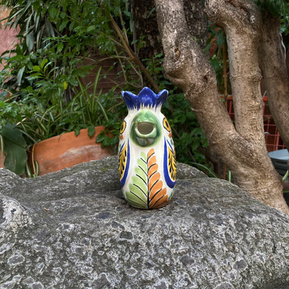 Rooster Creamer Pitcher 10 Oz MultiColors