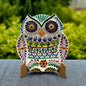 Owl Snack Dish Plate 8 x 7 inches - Happy BordersSnacksGorky Gonzalez Store240807 - 02