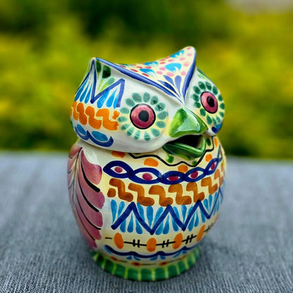 Owl Tea Pot 6.7" Hight Happy BordersTea PotGorky Gonzalez Store240809 - 04