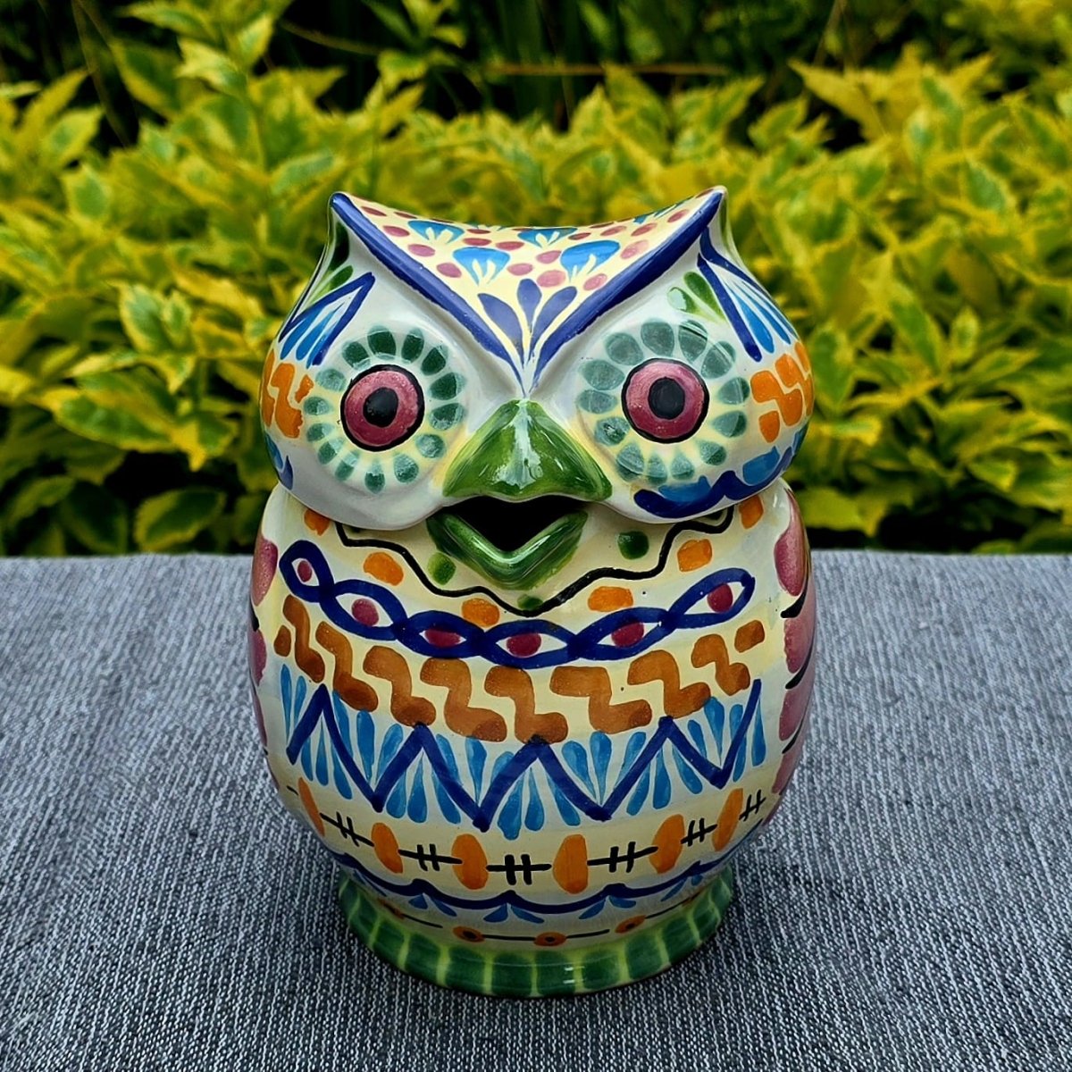 Owl Tea Pot 6.7" Hight Happy BordersTea PotGorky Gonzalez Store240809 - 04