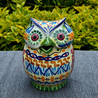Owl Tea Pot 6.7" Hight Happy BordersTea PotGorky Gonzalez Store240809 - 04