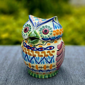 Owl Tea Pot 6.7" Hight Happy Borders