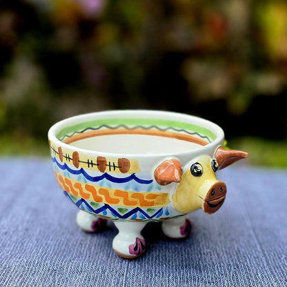 Piggy Molcajete Bowl Happy BordersMolcajeteGorky Gonzalez Store240727 - 01