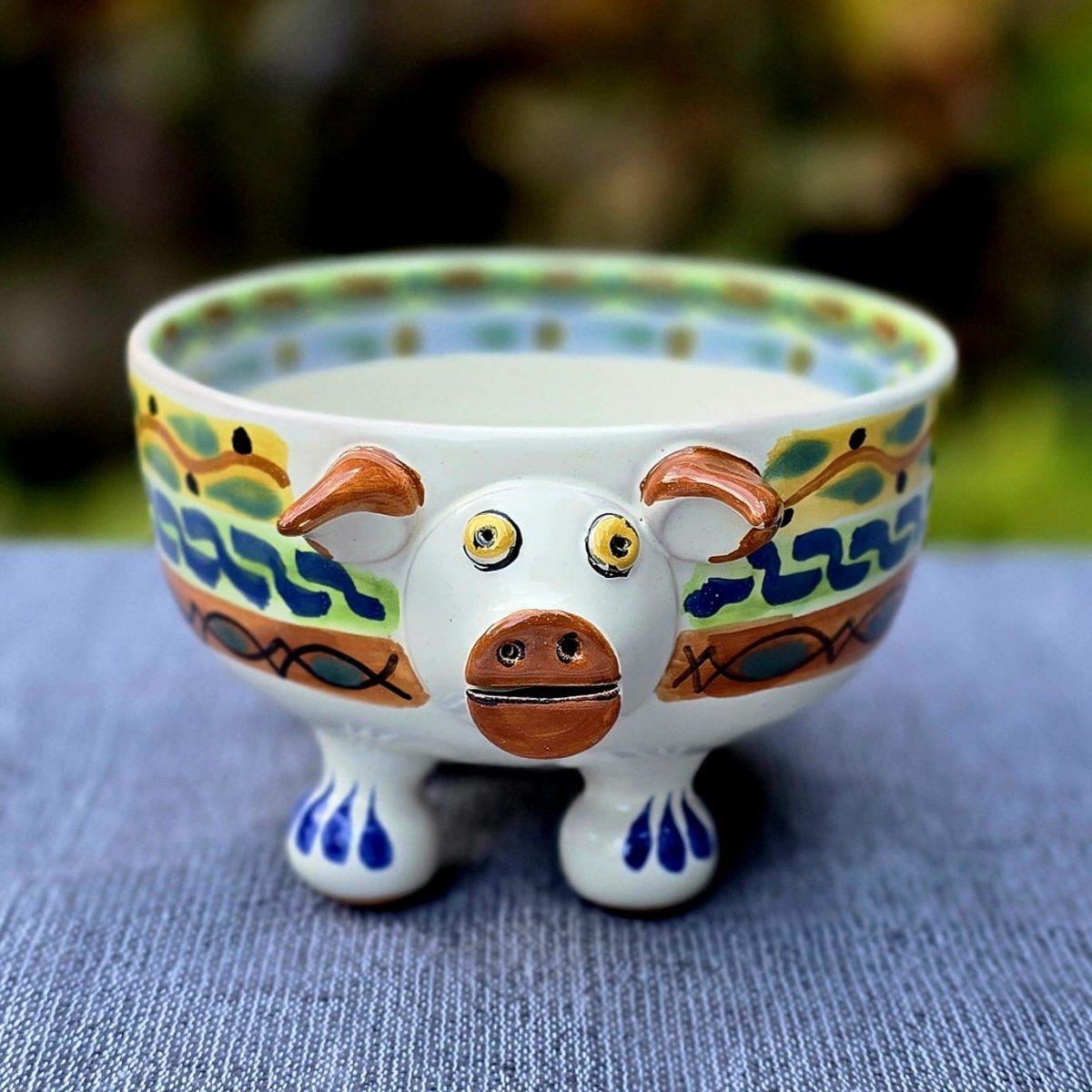 Piggy Molcajete Bowl Happy BordersMolcajeteGorky Gonzalez Store240727 - 13