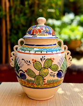 Prickly Pear Decorative Ceramic Vase 12 in Height MultiColors