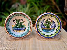Prickly pear Flower Shape Mini Snack Bowl 5 in D - Set of 2 - MultiColors
