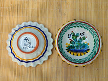 Prickly pear Flower Shape Mini Snack Bowl 5 in D - Set of 2 - MultiColors