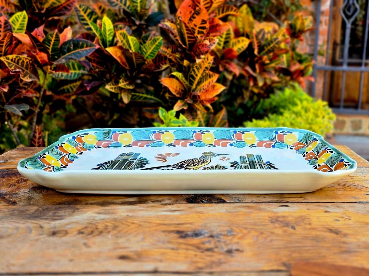 Mexican Ceramics Rectangular Platter tray serving tableware mayolica ...