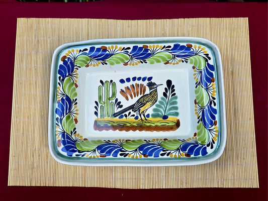 RoadRunner Rectangular Bowl 11 x 7.9 in MultiColor