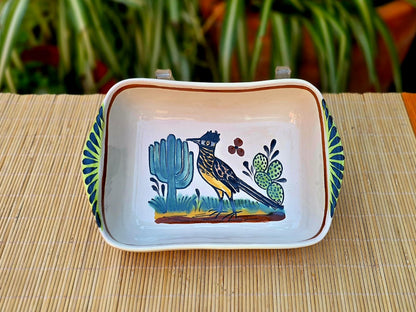 Roadrunner Mini Rectangular Bowl 7.7" x 5.3" MultiColors (Copia)