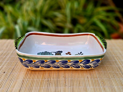 Roadrunner Mini Rectangular Bowl 7.7" x 5.3" MultiColors (Copia)