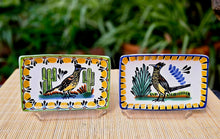 Mini bandeja rectangular Butterfly de 3,9 x 5,5 pulgadas, juego de 2 (piezas), multicolores 