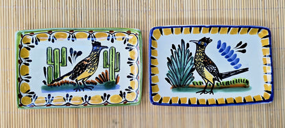 Roadrunner Mini Rectangular Tray 3.9 X 5.5" Set of 2(Pieces) Multicolors - A