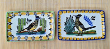 Mini bandeja rectangular Butterfly de 3,9 x 5,5 pulgadas, juego de 2 (piezas), multicolores 