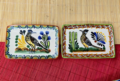 Roadrunner Mini Rectangular Tray 3.9 X 5.5" Set of 2(Pieces) Multicolors - B