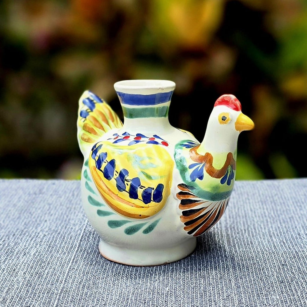 カール・シャイト　陶芸　ドイツ　花入　陶器　ミッドセンチュリー ポストモダン rooster-and-two-hen-candle-