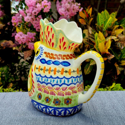 Rooster Water Pitcher 10" Height 54 Oz Happy BordersWater PitcherGorky Gonzalez Store240810 - 03