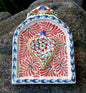 Decorative Heart Altarpiece 8.9" Height MultiColors