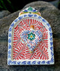 Decorative Heart Altarpiece 8.9" Height MultiColors