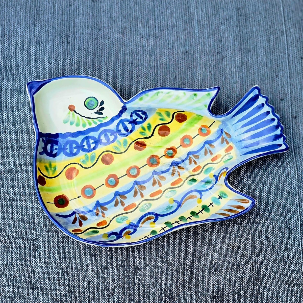 Set of Two Bird Shape Snack Bowl and Two Snack Plate Happy BordersCereal BowlGorky Gonzalez Store240726 - 16