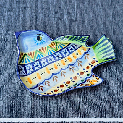 Set of Two Bird Shape Snack Bowl and Two Snack Plate Happy BordersCereal BowlGorky Gonzalez Store240726 - 16
