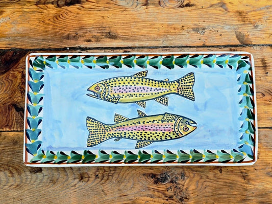 Trout Rectangular Plate / Tray MultiColorsTrayGorky Gonzalez Store250115 - 05