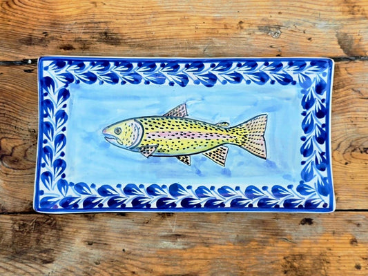 Trout Rectangular Plate / Tray MultiColorsTrayGorky Gonzalez Store250115 - 07