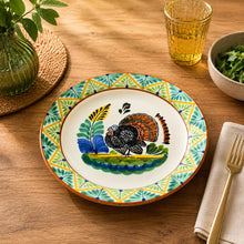 Plato de boda multicolores 