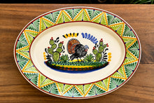 Turkey Serving Oval Platter MultiColors