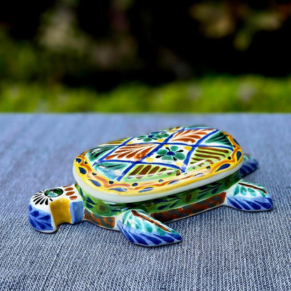 Turtle Salad Bowl and two turtle box - Happy BordersSalad BowlGorky Gonzalez Store240805 - 01