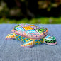 Turtle Salad Bowl and two turtle box - Happy BordersSalad BowlGorky Gonzalez Store240805 - 01