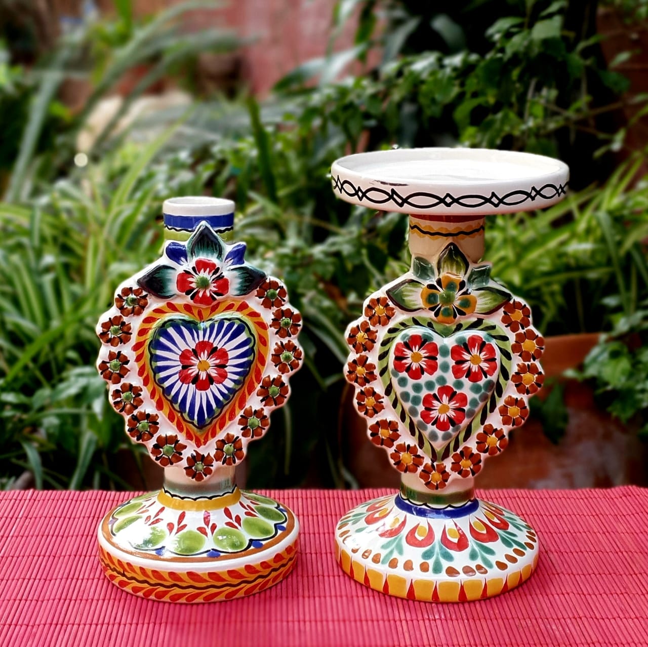 Flower Heart Candle holder 4.9 display picture 1